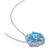 Blue Topaz Cluster 18" Pendant Necklace (4-1/6 ct. t.w.) in Sterling Silver