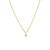 Diamond Small Disc Pendant Necklace