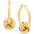 Love Knot Drop Earrings in 14k Gold