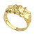 Nugget Statement Ring in 10k Gold