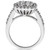 Diamond Halo Cluster Ring (1-3/8 ct. t.w.) in 14k White Gold