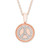 Diamond (1/10 ct. t.w.) Peace Sign Pendant in 14k Yellow or Rose Gold