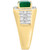 EFFY® Limited Edition Men's Emerald (3 ct. t.w.) & Diamond (1/2 ct. t.w.) Ring in 14k Gold
