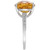 Citrine (7 ct. t.w.) & Diamond (1/10 ct. t.w.) Statement Ring in Sterling Silver