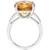 Citrine (7 ct. t.w.) & Diamond (1/10 ct. t.w.) Statement Ring in Sterling Silver
