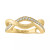 EFFY® Diamond Crossover Ring (1/5 ct. t.w.) in Sterling Silver or 14k Gold-Plated Sterling Silver