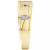 Men's Diamond Band (1/10 ct. t.w.) in 10k Yellow Gold and 10k White Gold