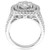 Diamond Square Halo Cluster Ring (2 ct. t.w.) in 14k White Gold