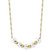 EFFY® Cultured Freshwater Pearl (3-1/2mm) & Bead 18" Statement Necklace in 14k Gold