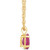 Ruby (1 ct. t.w.) Pendant Necklace in 14k Yellow Gold