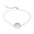 Engraved Script Initial Disc Bolo Bracelet in Sterling Silver, Created for Macy's