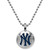 New York Yankees 16" Pendant Necklace in Sterling Silver
