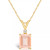 Morganite (2-7/8 ct. t.w.) and Diamond Accent Pendant Necklace in 14K White Gold or 14K Gold