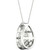 Diamond Double Teardrop Halo 18" Pendant Necklace (3/8 ct. t.w.) in 10k White Gold