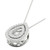 Diamond Double Teardrop Halo 18" Pendant Necklace (3/8 ct. t.w.) in 10k White Gold