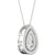 Diamond Double Teardrop Halo 18" Pendant Necklace (3/8 ct. t.w.) in 10k White Gold