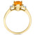 Citrine (1-1/3 ct. t.w.) & Diamond (1/20 ct. t.w.) Ring in 14k Gold