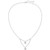 Diamond Halo Cluster Layered Pendant Necklace (1/4 ct. t.w.) in Sterling Silver, 16" + 2" extender
