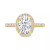 Certified Lab Grown Diamond Halo Engagement Ring (2-1/2 ct. t.w.) in 14k Gold