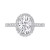 Certified Lab Grown Diamond Halo Engagement Ring (2-1/2 ct. t.w.) in 14k Gold