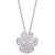 Diamond 1/4 ct. t.w. Paw Print Pendant Necklace in Sterling Silver