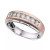 Men's Diamond 7-Stone Wedding Band (1/2 ct. t.w.) in 10k Gold & White Gold