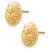 Sand Dollar Stud Earrings in 14k Gold