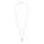 Cultured Freshwater Pearl (8mm) and Diamond (1/10 ct. t.w.) Pendant in Sterling Silver and 14k Gold over Silver