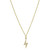 Diamond Lightning Bolt Pendant Necklace (1/10 ct. t.w.) in 14k Gold, 16" + 2" extender
