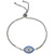 Cubic Zirconia Evil Eye Bolo Bracelet in Sterling Silver, Created for Macy's