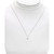 Diamond Cluster 18" Pendant Necklace (1/4 ct. t.w.) in 14k White Gold