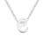Lower Case Initial Pendant in Sterling Silver
