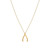 Wishbone 14K Yellow Gold Necklace