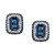 EFFY® London Blue Topaz (2-7/8 ct. t.w.) & Diamond (1/2 ct. t.w.) Stud Earrings in 14k Rose Gold