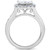 Diamond Princess Quad Cluster Bridal Set (2-7/8 ct. t.w.) in 14k White Gold