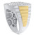 Men's Diamond Baguette & Round Cluster Ring (2 ct. t.w.) in 10k White Gold