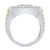 Men's Diamond Baguette & Round Cluster Ring (2 ct. t.w.) in 10k White Gold