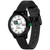 Kids' 12.12 Peanuts Black Cotton Strap Watch 32mm, Created for Macy's