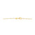 14K Yellow Gold Pearl Bead Necklace