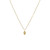 Diamond Hamsa 14K Yellow Gold Necklace