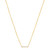 Diamond Small Bar Necklace (1/20 ct. t.w.) in 14k Gold, 16" + 2" extender, Created for Macy's