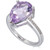 Blue Topaz (4-1/2 ct. t.w.) & White Topaz (1/10 ct. t.w.) Ring in Sterling Silver (Also in Pink Amethyst & Green Quartz)