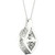 Diamond Wishbone 18" Pendant Necklace (1/5 ct. t.w.) in 10k White Gold