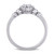 Created White Sapphire (3/8 ct. t.w.) and Diamond - Sterling Silver, Accent Heart Ring