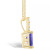 Tanzanite (1-1/8 Ct. t.w.) and Diamond Accent Pendant Necklace
