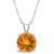 Citrine (1-7/8 ct. t.w.) Pendant Necklace in Sterling Silver. Also Available in Sky Blue Topaz, Rose Quartz and Amethyst
