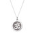 Om Pendant Necklace in Sterling Silver and Enamel, 16" + 2" Extender