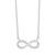 Diamond 1/5 ct. t.w. Infinity Necklace in Sterling Silver