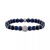 Onyx & Lion Bead Stretch Bracelet in 14k Gold-Plated Sterling Silver, (Also in Blue Tiger Eye), Created for Macy's