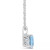 Sky Blue Topaz (2-3/4 ct. t.w.) Pendant Necklace in Sterling Silver. Also Available in Rose Quartz,  and Amethyst